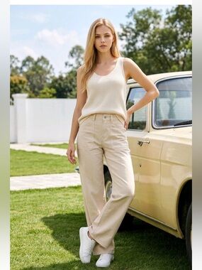 NWT American Eagle Outfitters Women's Tan Kahki Pants Size 20